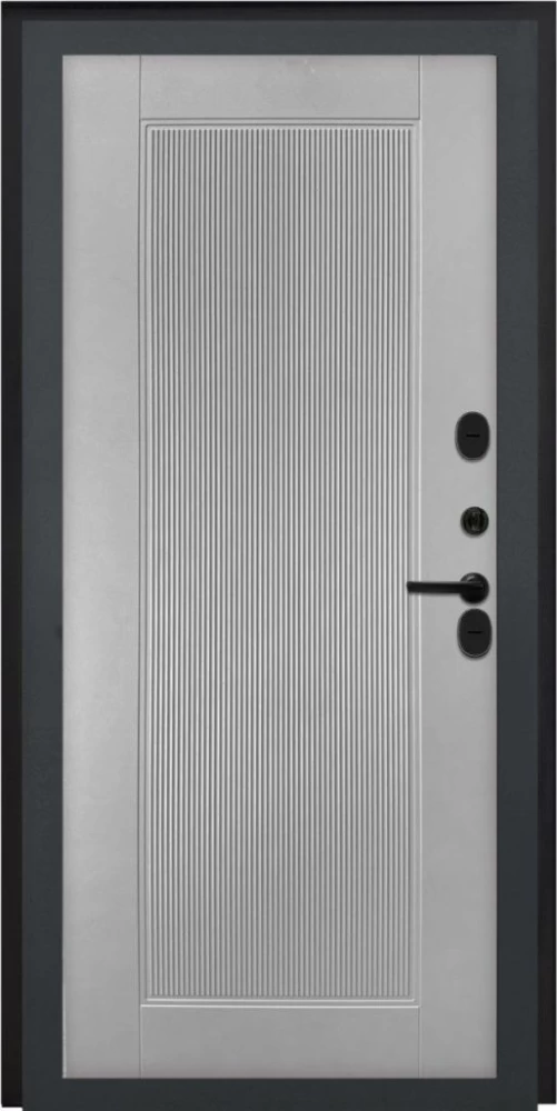 Входная дверь ДвериПРО Модель L-46 ПВХ 10мм Астрод Velutto Grigio DPRO196751 внутренняя сторона