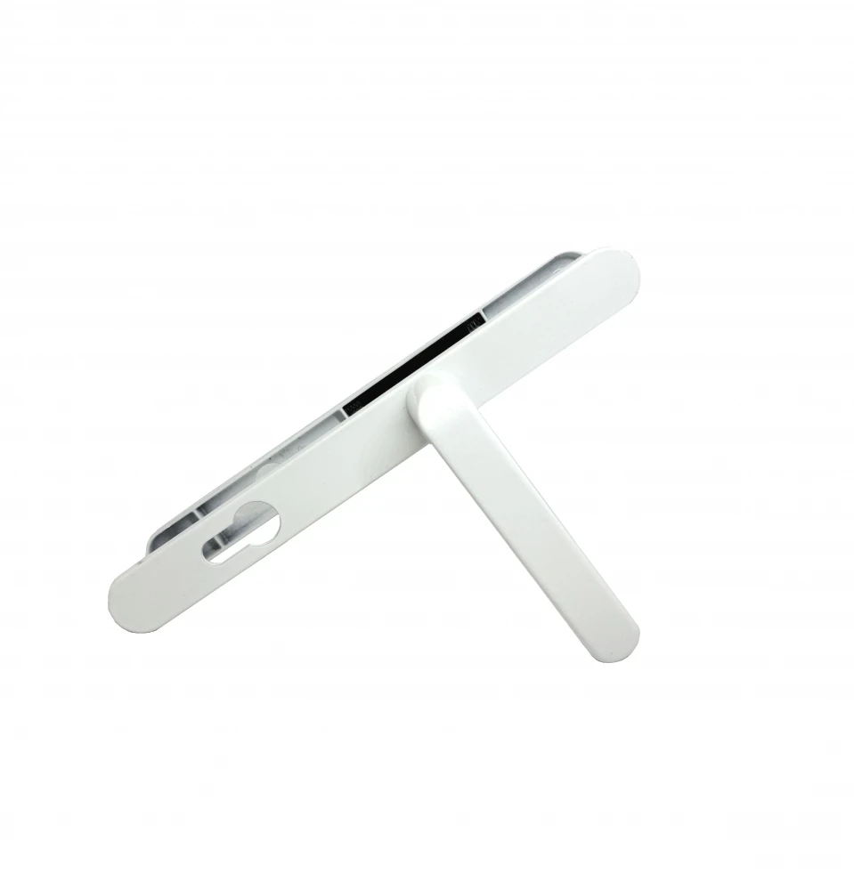 Фото Ручка дверная на планке РФ1-85.25 (85 мм) белый