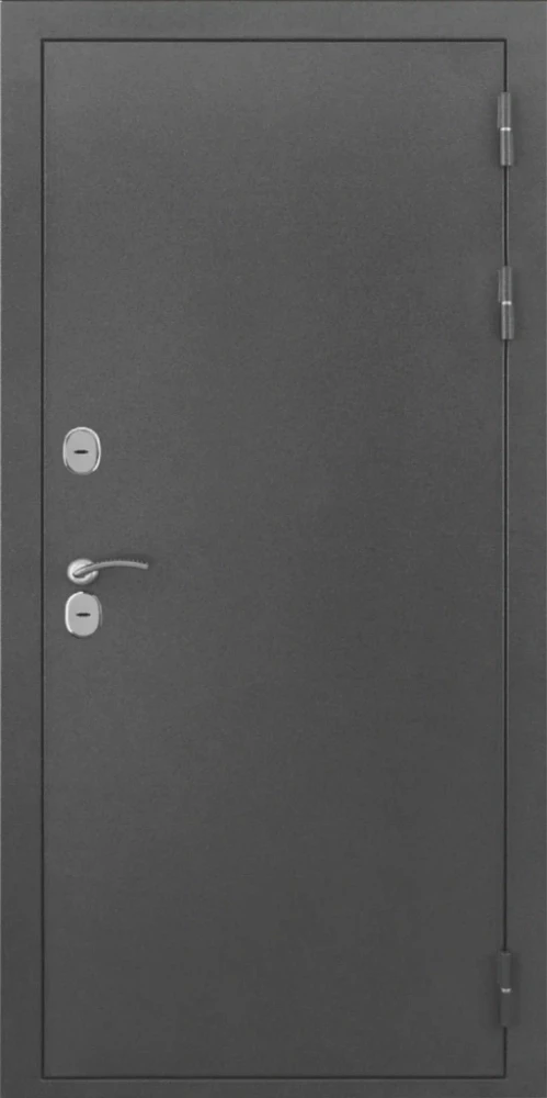 Входная дверь ДвериПРО L-Термо серебро ФЛЗ-603 Бетон снежный DPRO198280 внешняя сторона