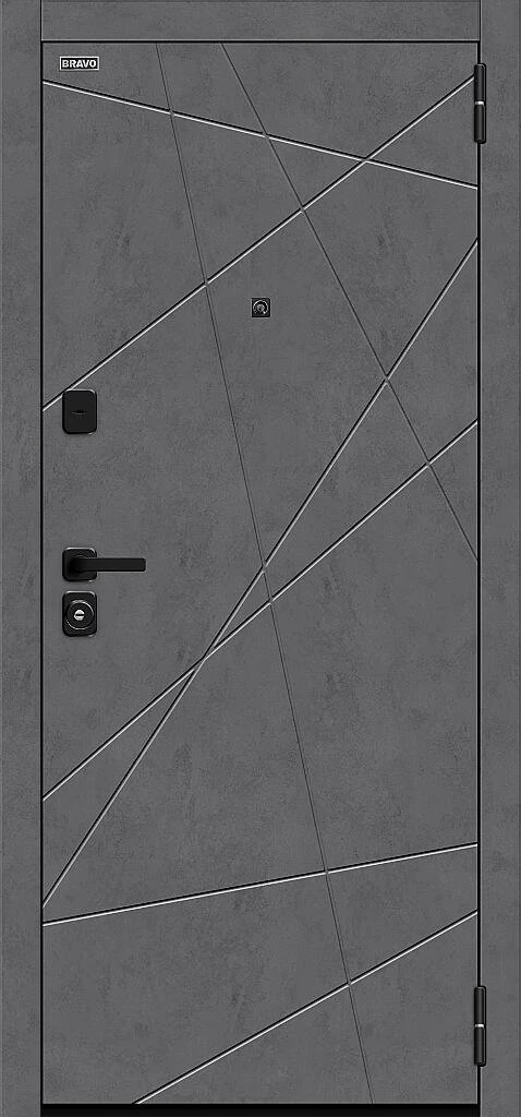 Фото Входная дверь Граффити-5/SBlack Slate Art/Look Art BR6159 внешняя сторона