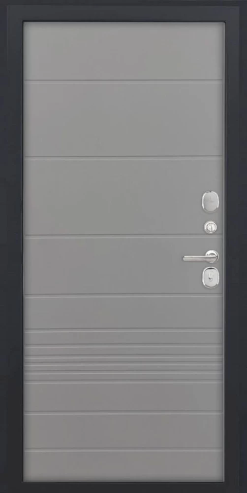 Входная дверь ДвериПРО Модель L-49 ФЛ-700 (10мм, ясень грей) DPRO196560 внутренняя сторона