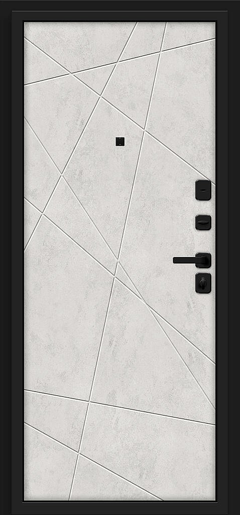 Входная дверь Граффити-5/SBlack Slate Art/Look Art BR6159 внутренняя сторона