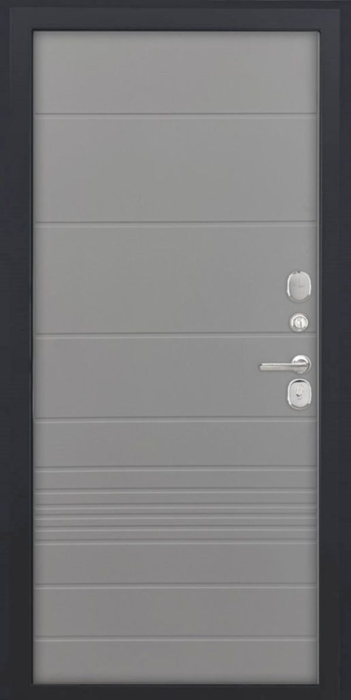 Входная дверь ДвериПРО L-45 ФЛ-700 (10мм, ясень грей) DPRO195473 внутренняя сторона