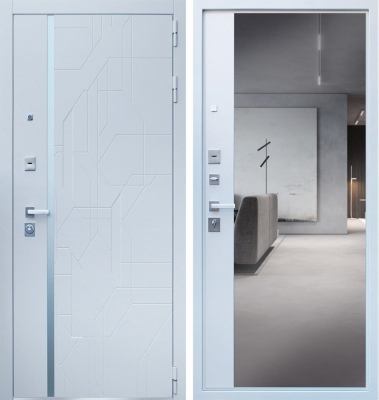 Дверь Эверест с зеркалом