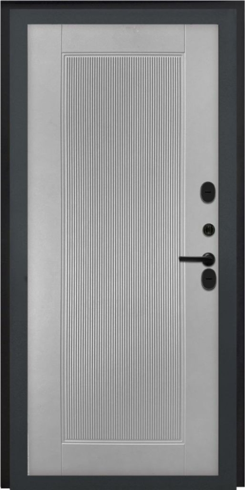 Входная дверь ДвериПРО Модель L-49 ПВХ 10мм Астрод Velutto Grigio DPRO196756 внутренняя сторона