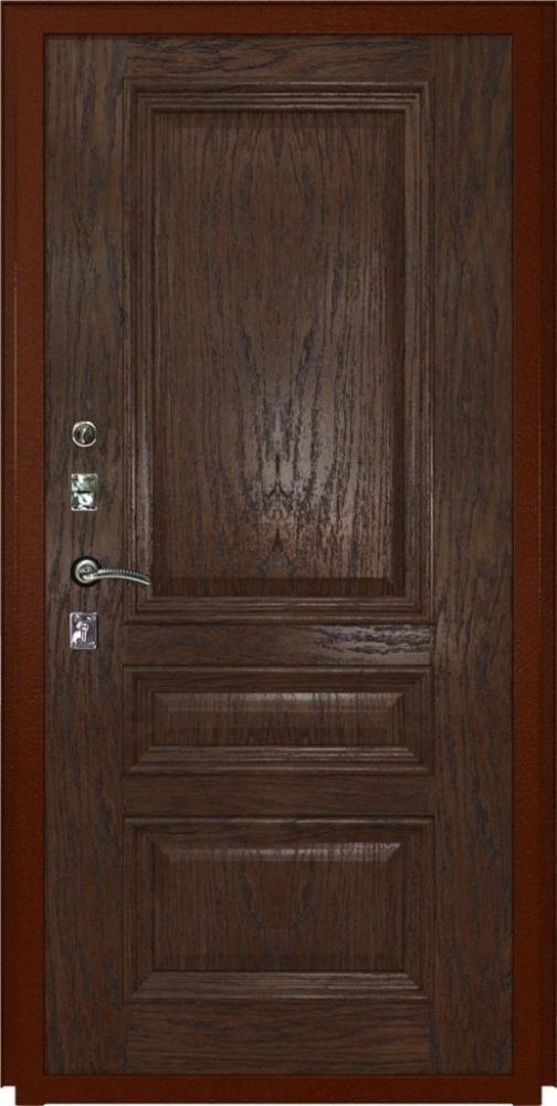 Входная дверь ДвериПРО L Термо Фараон-2 (16мм, мореный дуб) DPRO196889 внутренняя сторона